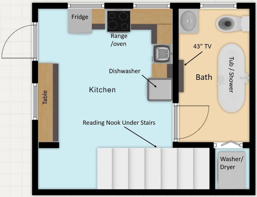 Private Cabin- Breakfast - Double Tub - 75In Tv - Sup - Washer Dryer - Bbq West Point Ngoại thất bức ảnh